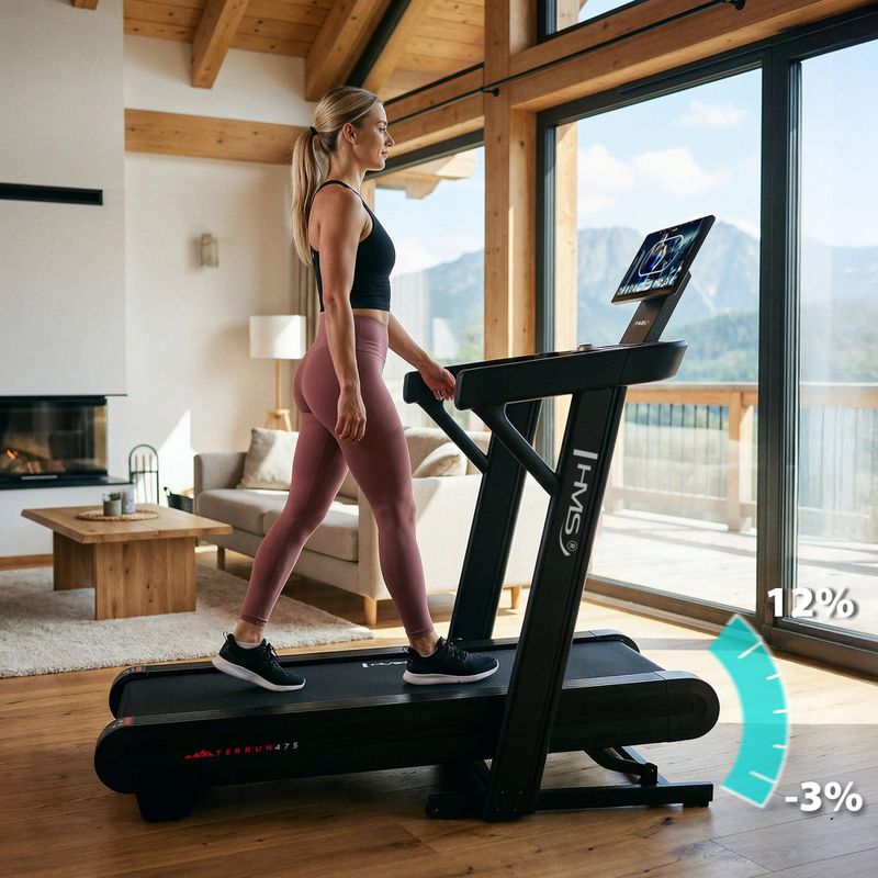 Elektrisches Laufband HMS Terrun475 black 6