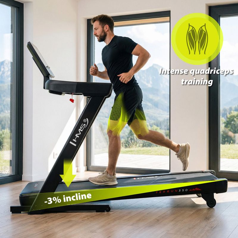 Elektrisches Laufband HMS Terrun350 black 6