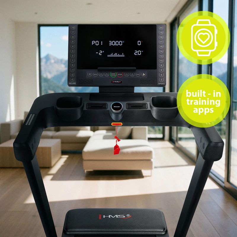 Elektrisches Laufband HMS Terrun350 black 8