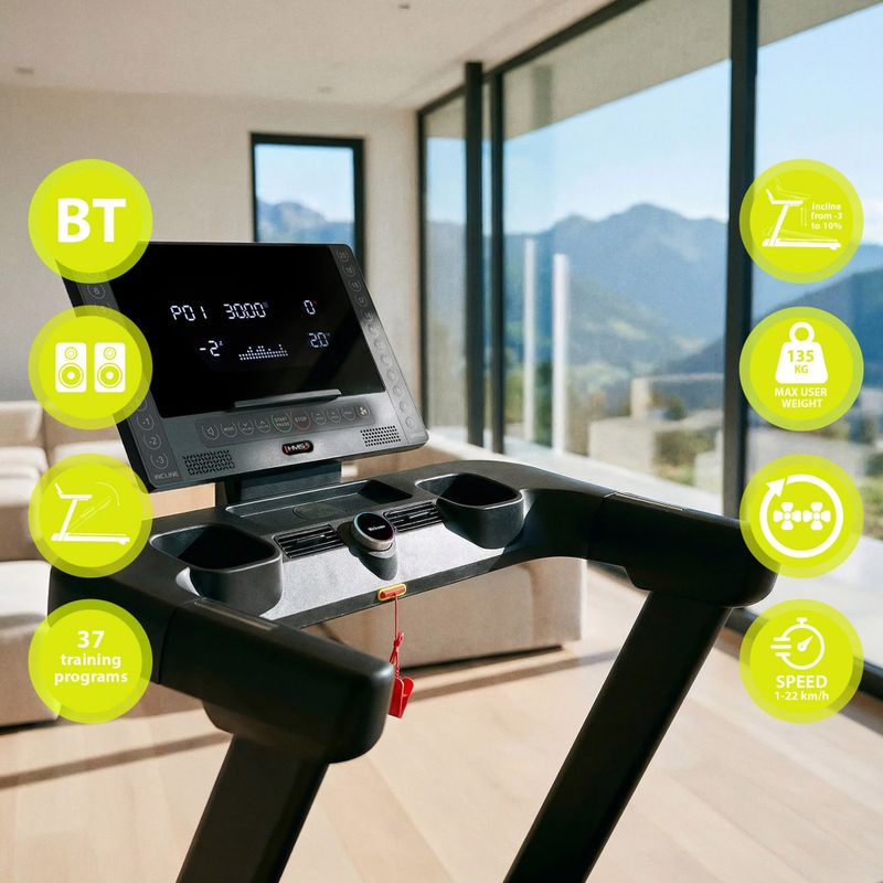 Elektrisches Laufband HMS Terrun350 black 9