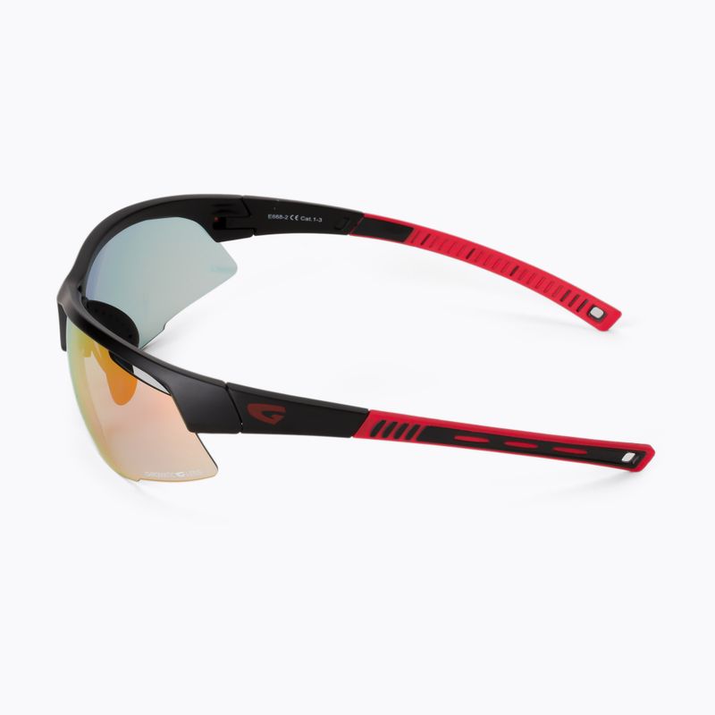 GOG Falcon C rot/schwarz Fahrradbrille E668-2 4