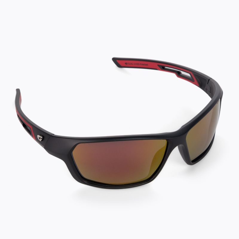 GOG Jil schwarz/rot Sonnenbrille E237-3P