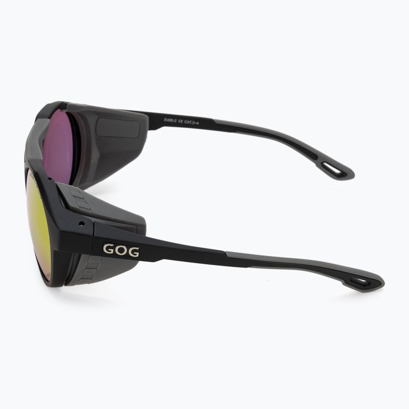 GOG Manaslu matt schwarz / grau / mehrfarbig rot Sonnenbrille E495-2 4