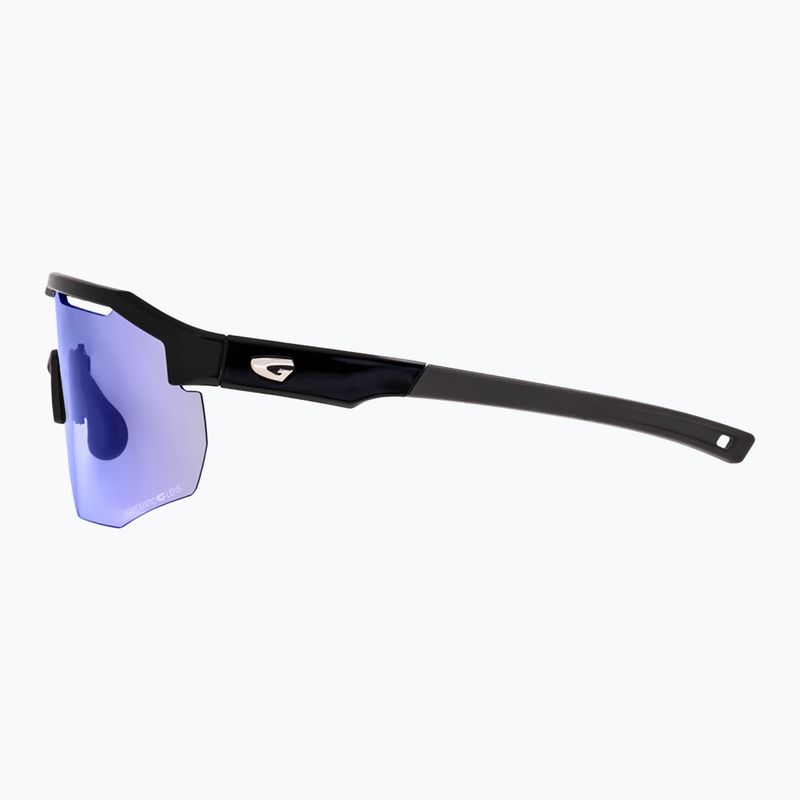 GOG Fahrradbrille Argo schwarz/grau/polychromatisch blau E507-1 7