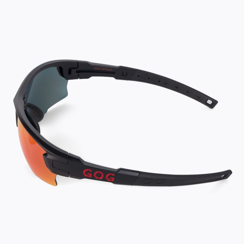 GOG Steno Fahrradbrille schwarz/rot E540 4