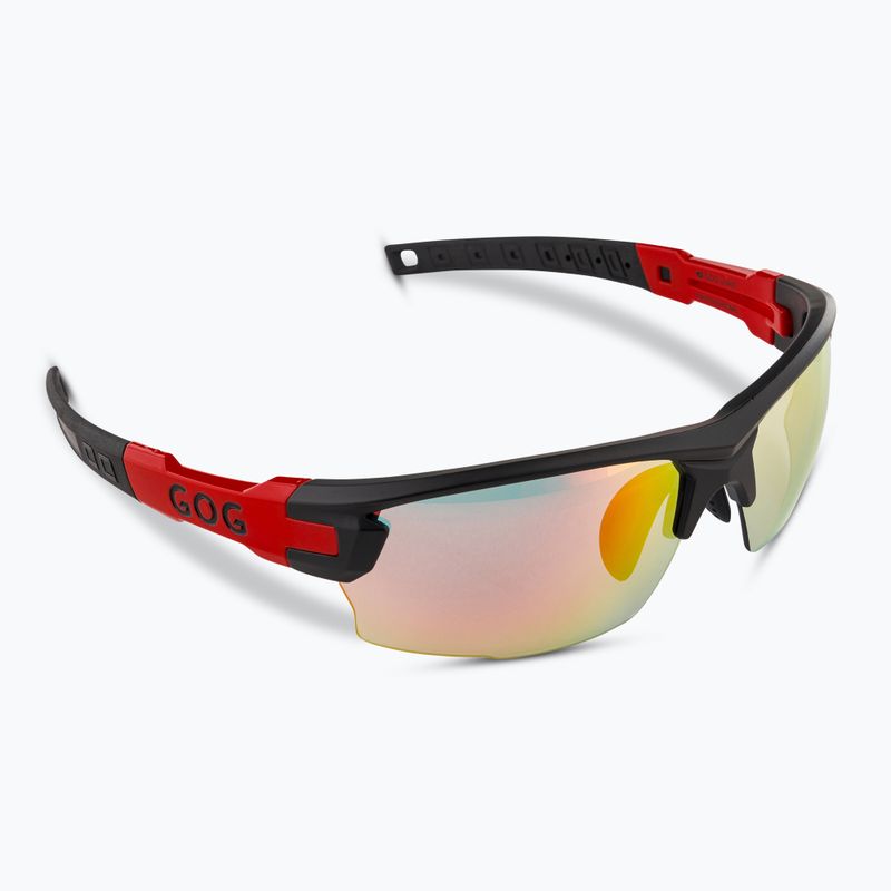 GOG Steno C mattschwarz/rot/polychromatisch rot Sonnenbrille