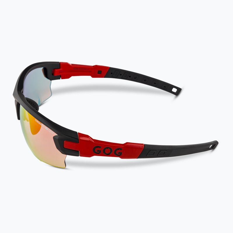 GOG Steno C mattschwarz/rot/polychromatisch rot Sonnenbrille 4