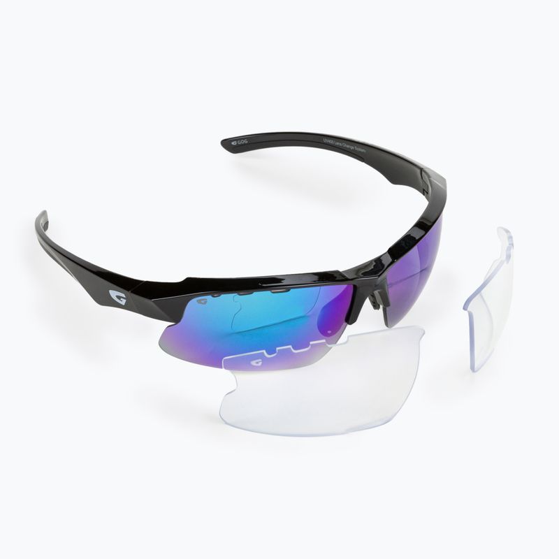 GOG Faun blau-violette Fahrradbrille E579 6