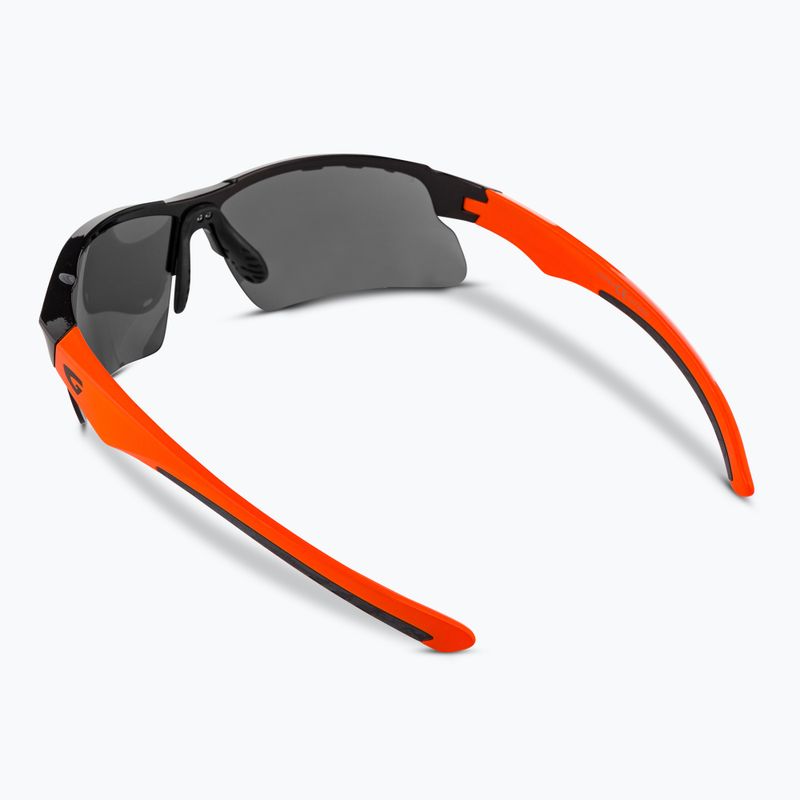 GOG Faun schwarz/orange/flash mirror Sonnenbrille 3