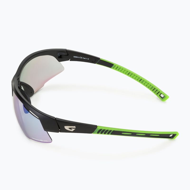 GOG Falcon C Fahrradbrille schwarz-grün E668-3 4