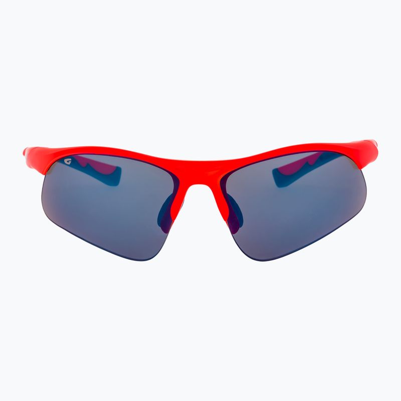 GOG Balami matt neon orange / blau / blau verspiegelt Kinderradbrille E993-3 6