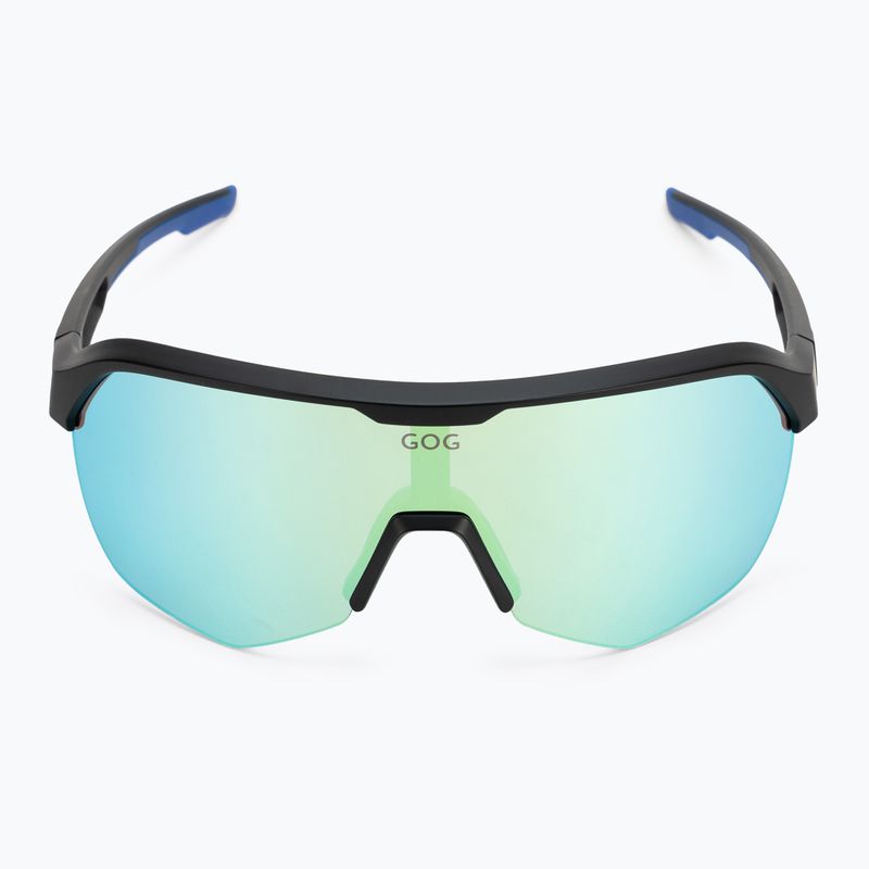 GOG Perseus matt schwarz/blau/blaugrün Fahrradbrille E501-4 3