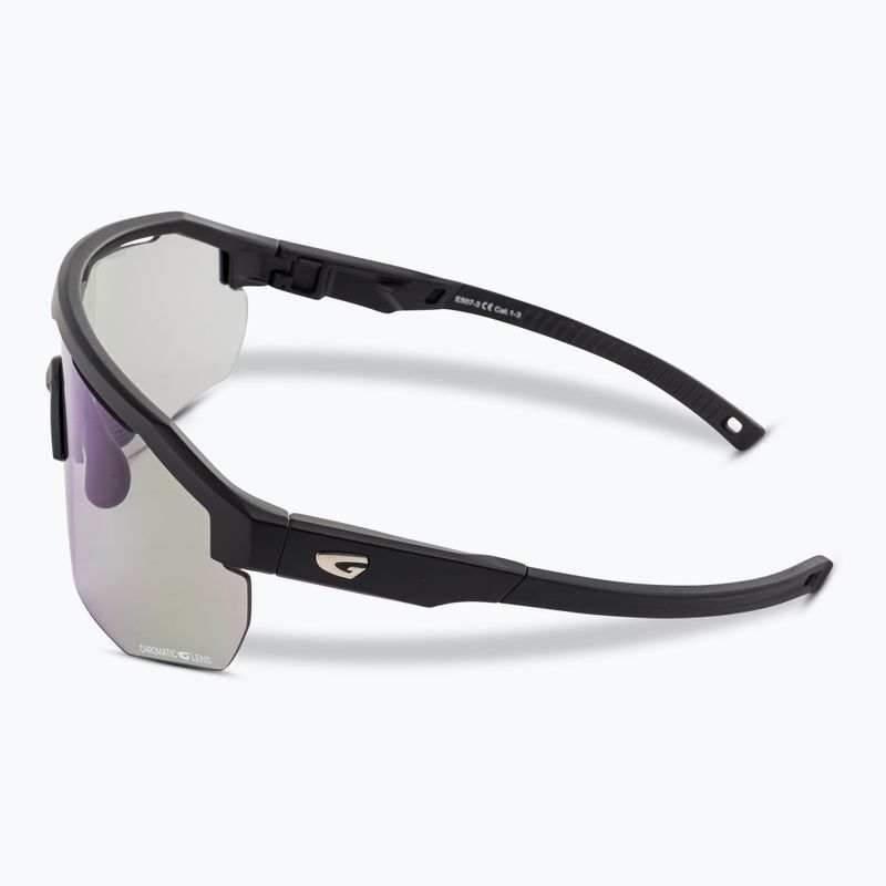 GOG Argo C mattschwarz/polychromatisch grün Sonnenbrille 4