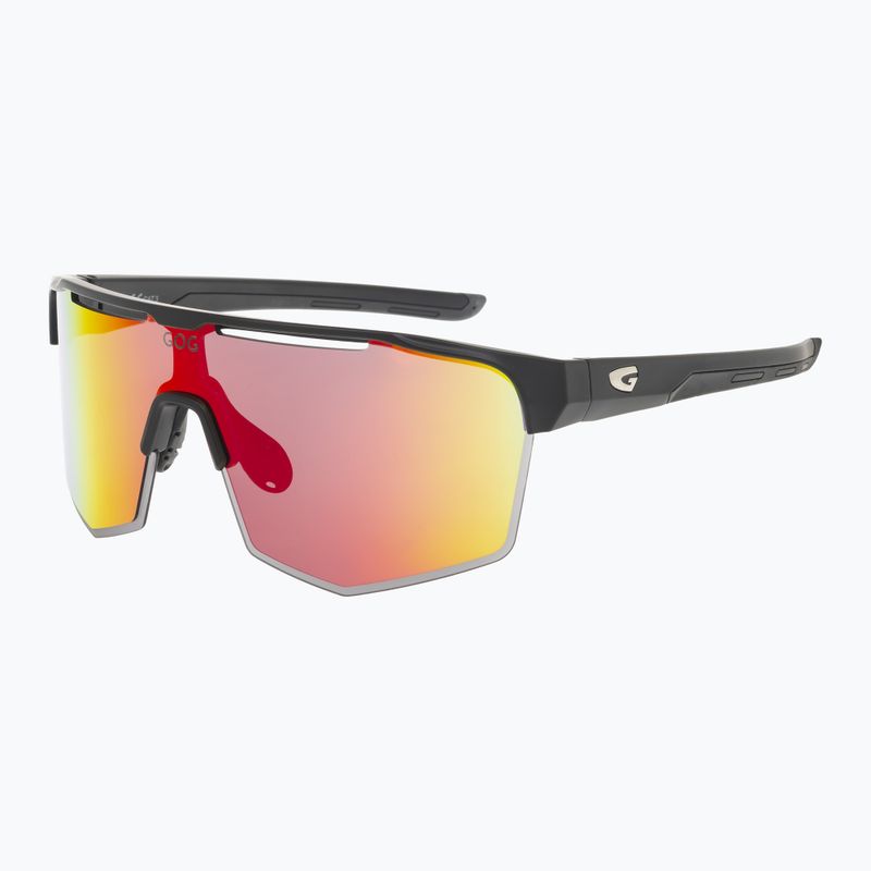 Fahrradbrille GOG Athena mattschwarz / mehrfarbig rot E508-1 5