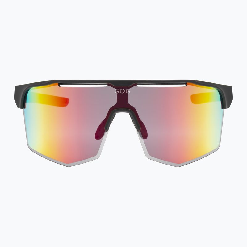 Fahrradbrille GOG Athena mattschwarz / mehrfarbig rot E508-1 6