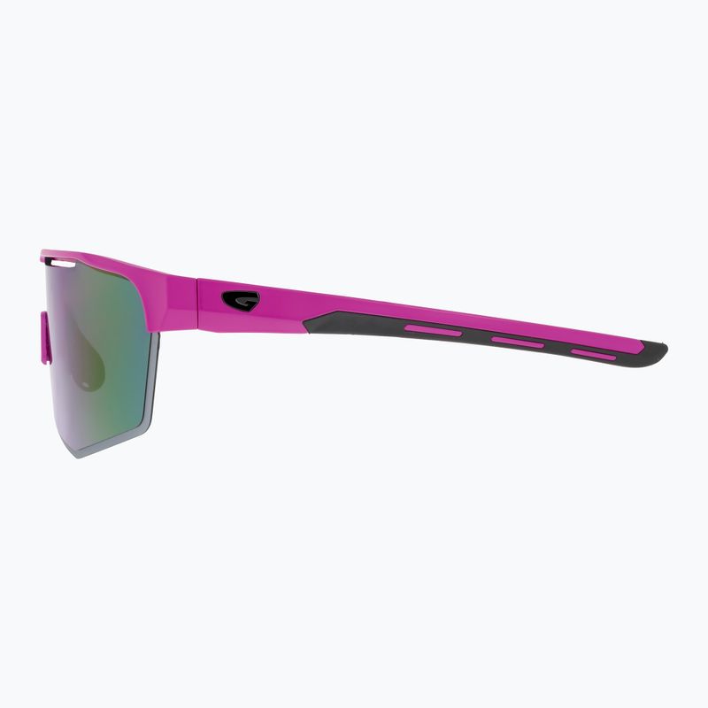 GOG Athena matt neon pink / schwarz / mehrfarbig weiß-blau Fahrradbrille E508-3 7