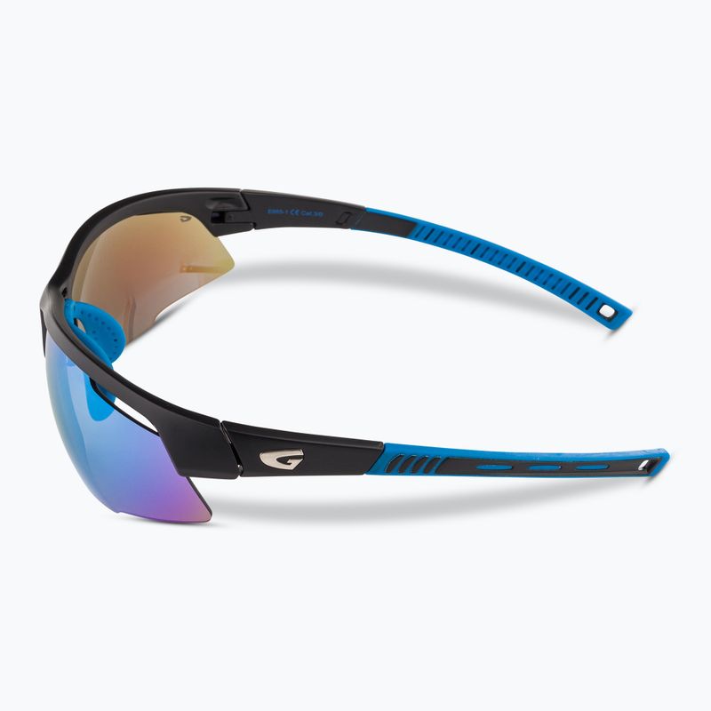 GOG Falcon matt schwarz/blau/polychromatisch weiß-blau Sonnenbrille 5