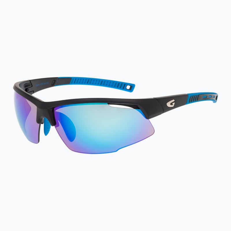 GOG Falcon matt schwarz/blau/polychromatisch weiß-blau Sonnenbrille 6