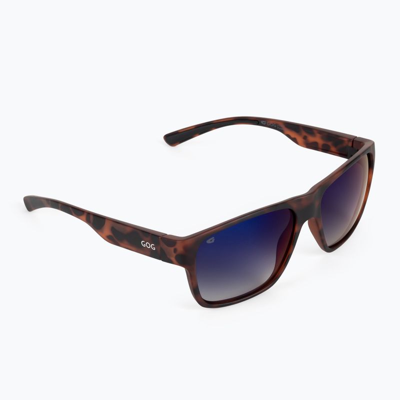 GOG Henry Mode matt braun demi / blau Spiegel Sonnenbrille E701-2P