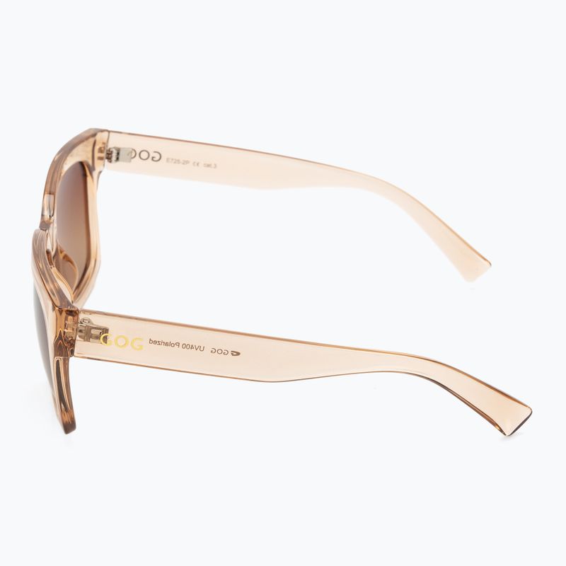 GOG Emily Mode kristallbraun / Verlauf braun Damen-Sonnenbrille E725-2P 4