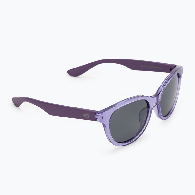 GOG Nelia cristal lila / lila / smoke Kindersonnenbrille E977-1P