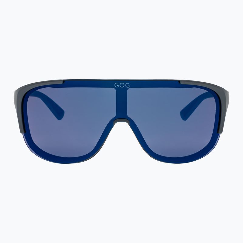 GOG Medusa matt grau/schwarz/blaue Spiegel-Sonnenbrille 6