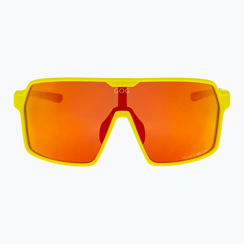 GOG Kronos matt neongelb/schwarz/polychromatisch rot Sonnenbrille 6