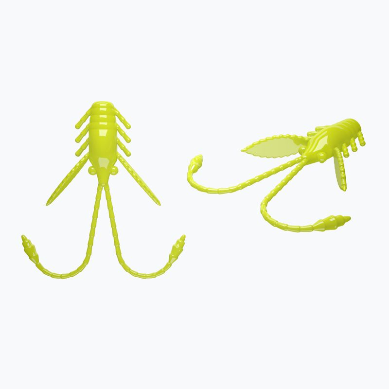 Libra Lures Pro Nymph Krill Gummiköder 15 Stück hot yellow PRONYMPHK18