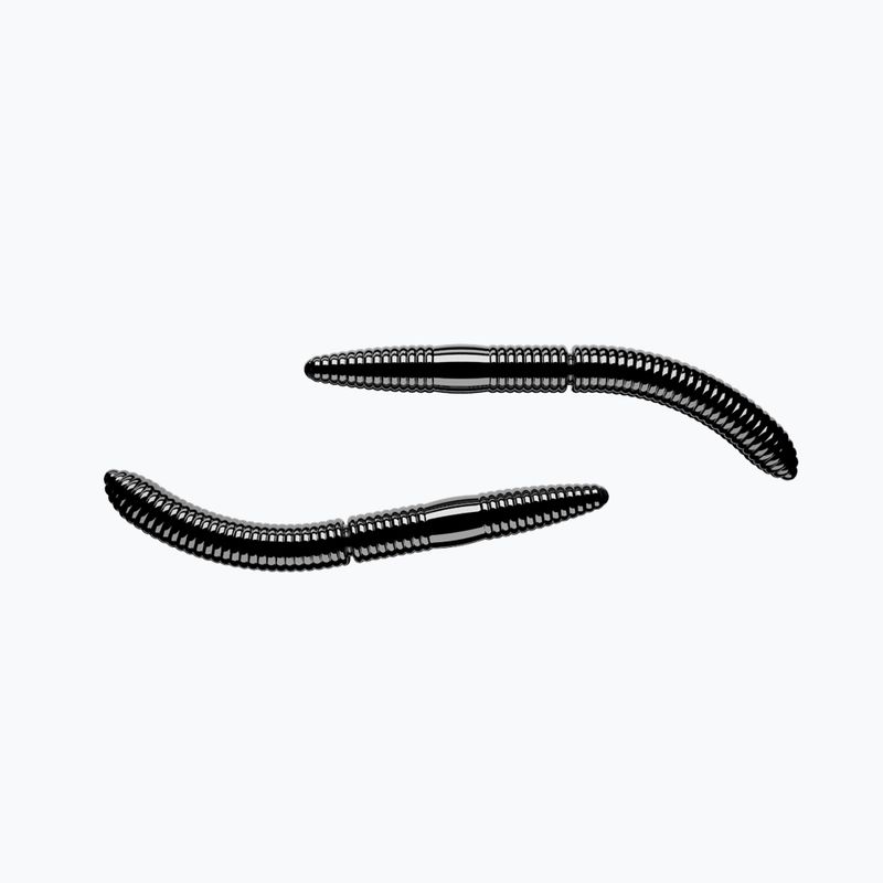 Libra Lures Fatty D'Worm Krill Gummiköder 10 Stück schwarz FATTYDWORMK65