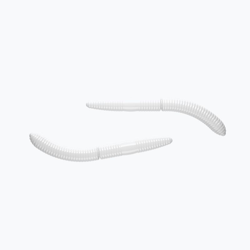 Libra Lures Fatty D'Worm Krill Gummiköder 8 Stück weiß FATTYDWORMK75