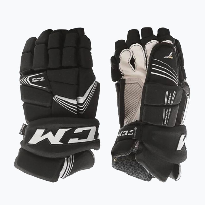 CCM Super Tacks SR Hockeyhandschuhe schwarz