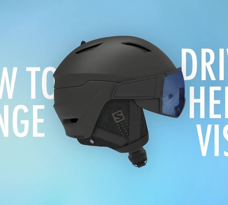 Skihelm Herren Salomon Driver schwarz L45932 10