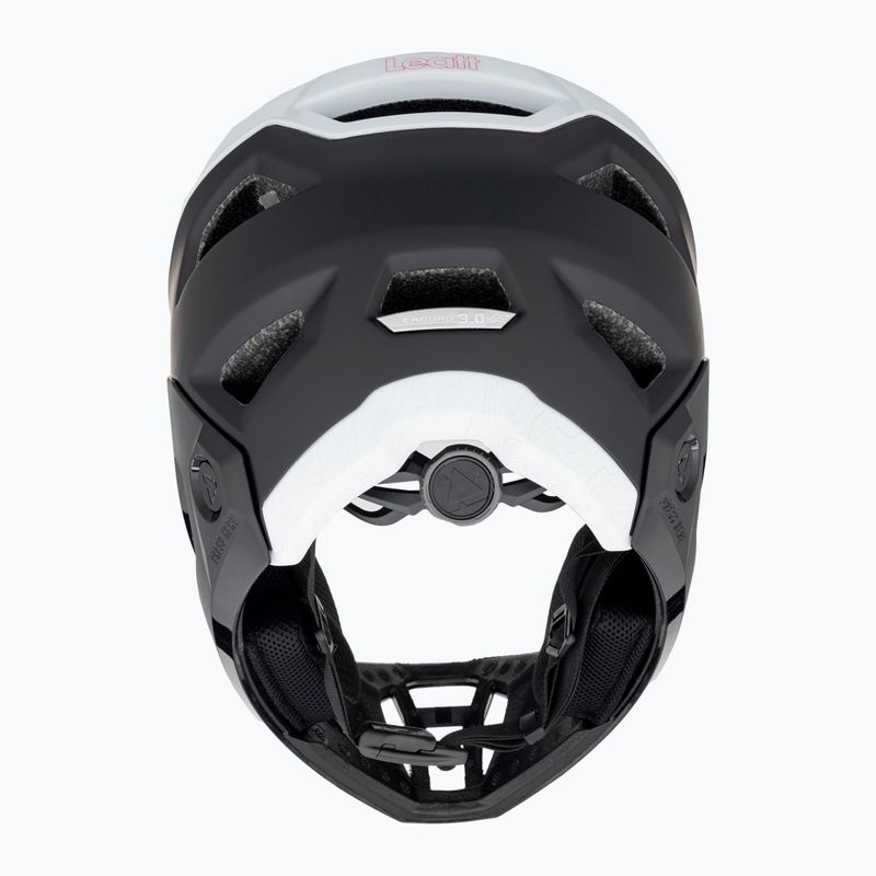 Leatt MTB Enduro 3.0 V23 Fahrradhelm schwarz und weiß 1023014751 3