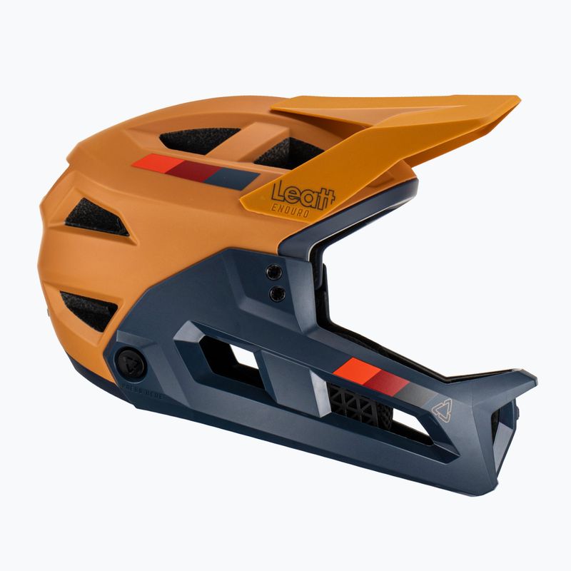 Leatt MTB Enduro 2.0 V23 Fahrradhelm navy blau und gelb 1023014852 7
