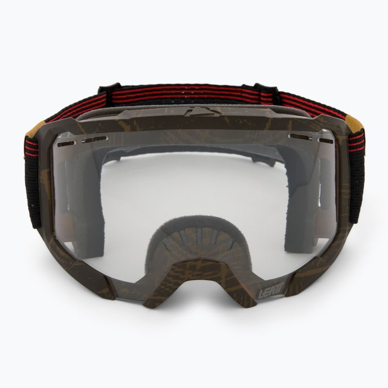 Leatt Velocity 4.0 MTB X-Flow Holz/Klar Radbrille 2