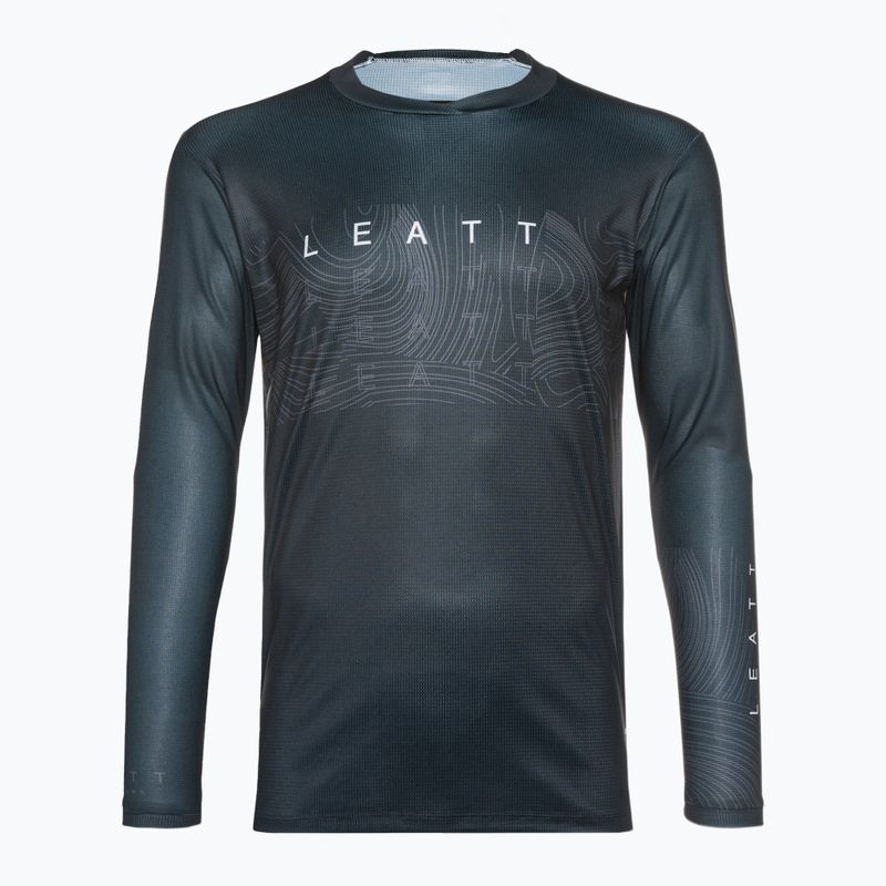 Herren Leatt MTB Gravity 3.0 Radfahren Longsleeve schwarz 6