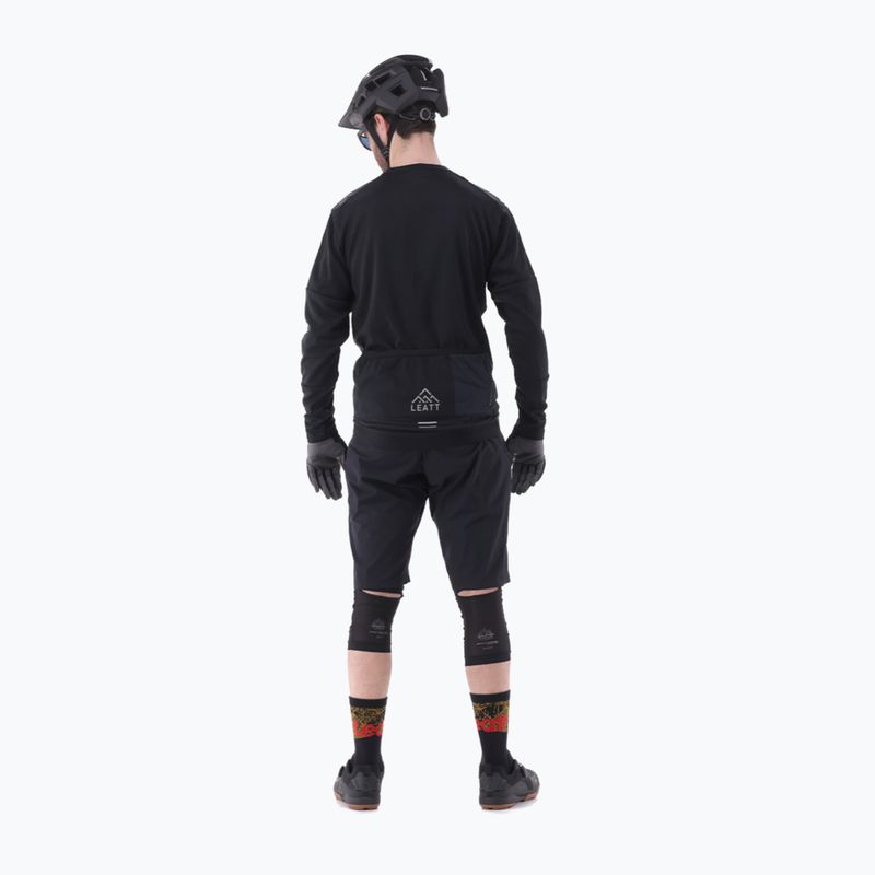 Herren Leatt MTB Trail 4.0 Radfahren Longsleeve schwarz 3