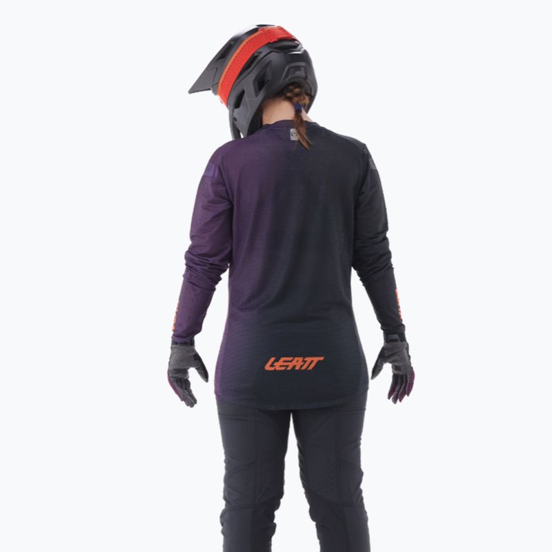 Damen Leatt MTB Gravity 4.0 Radfahren Longsleeve lila 2