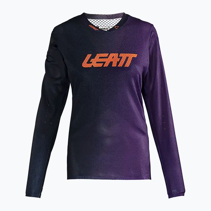 Damen Leatt MTB Gravity 4.0 Radfahren Longsleeve lila 3