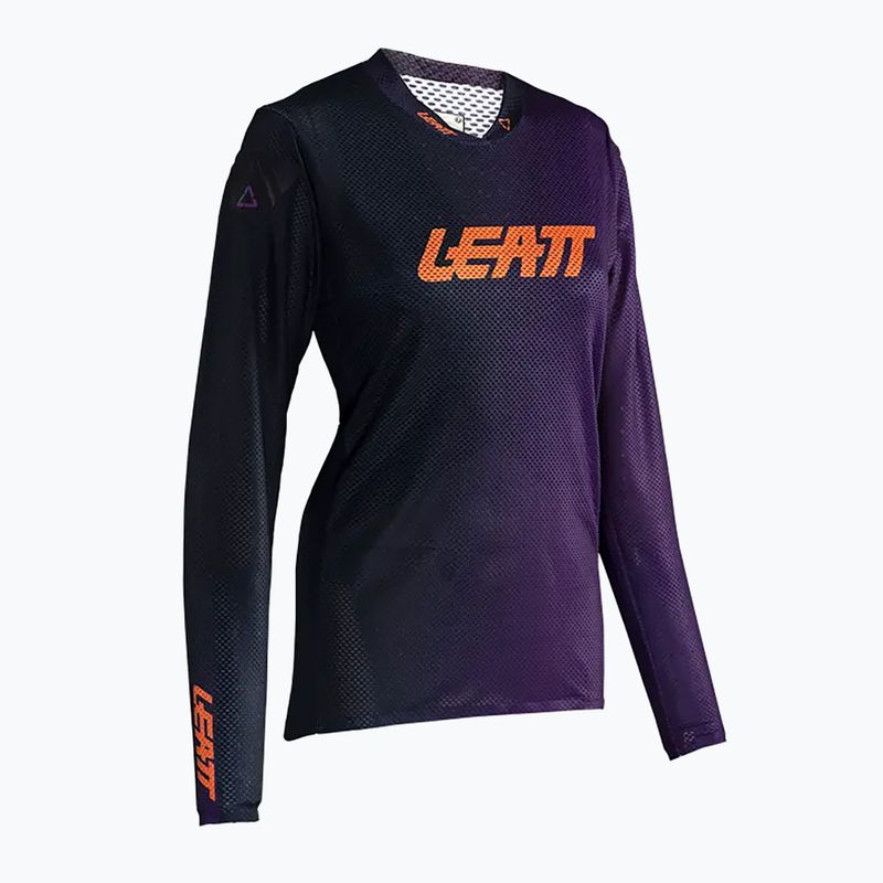 Damen Leatt MTB Gravity 4.0 Radfahren Longsleeve lila 4