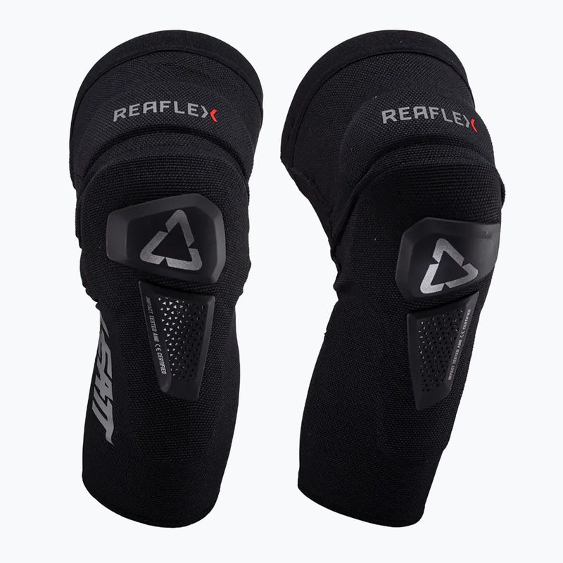 Leatt ReaFlex Hybrid Pro Knie- und Schienbeinprotektoren schwarz 3