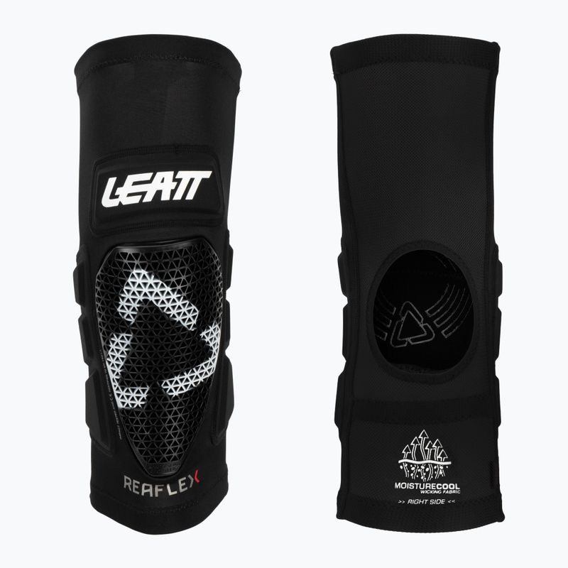 Fahrrad-Knieschoner für Knie Leatt ReaFlex Pro black 4