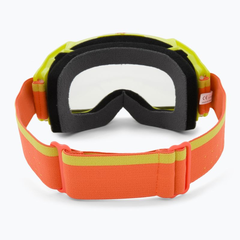 Fahrradbrille Leatt Velocity 4.5 citrus/clear 3