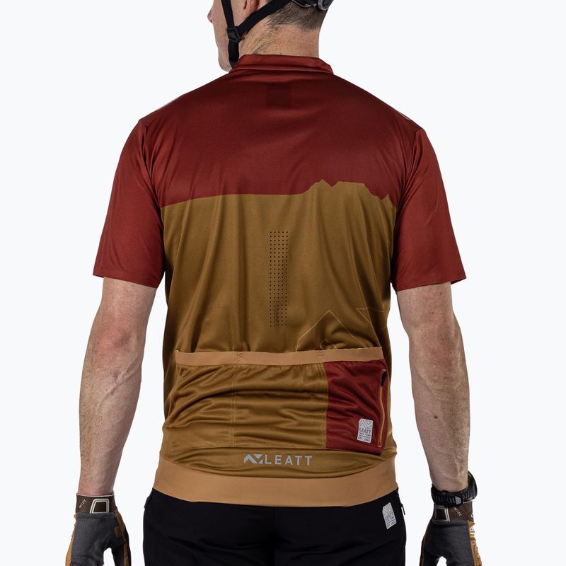 Fahrradtrikot Herren Leatt MTB Trail 3.0 lava 2