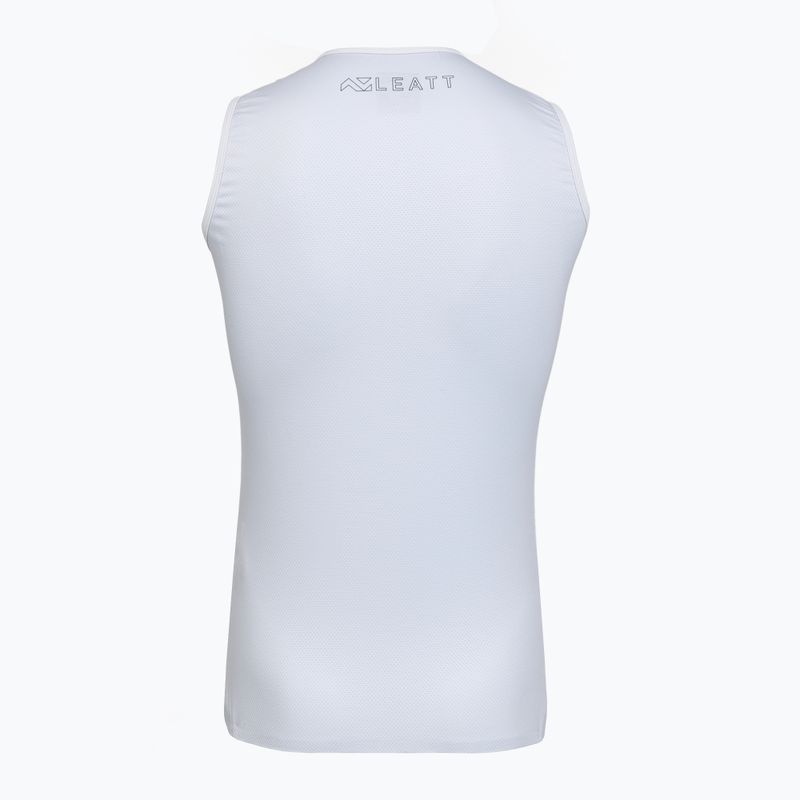 Herren Radtrikot Leatt Sleeveless Base white 2
