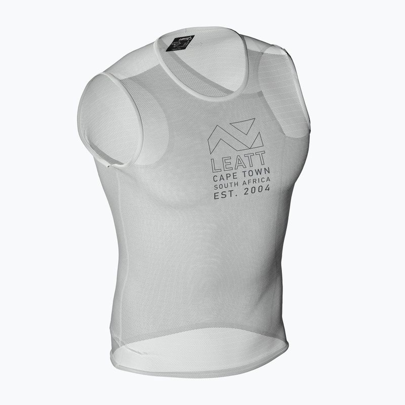 Herren Radtrikot Leatt Sleeveless Base white