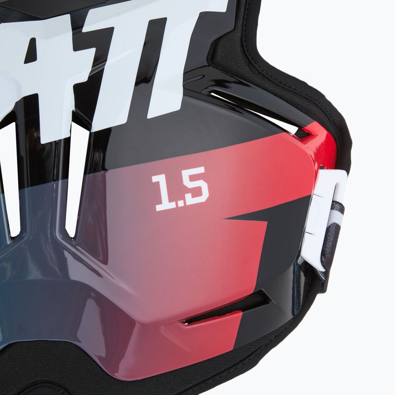 Protektorweste für Radfahrer Leatt 1.5 Torque iron 3