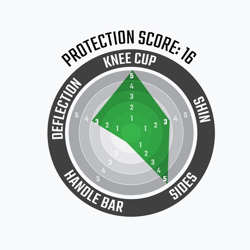 Fahrradschützer für Knie und Schienbeine Leatt 3DF 5.0 Evo EXT black 3