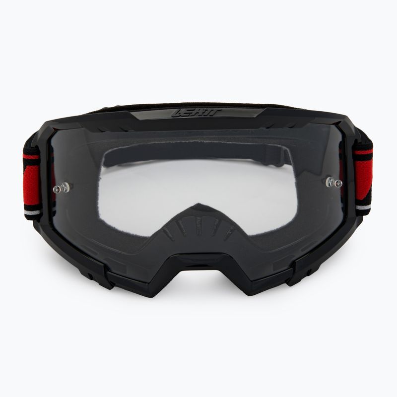Fahrradbrille Leatt Vizion 2.5 black/red 2