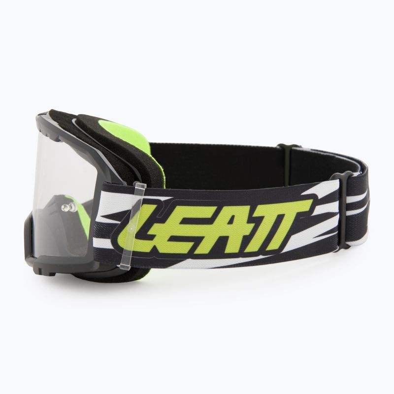 Kinder-Fahrradbrille Leatt Vizion 2.5 Small black/neon yellow 4